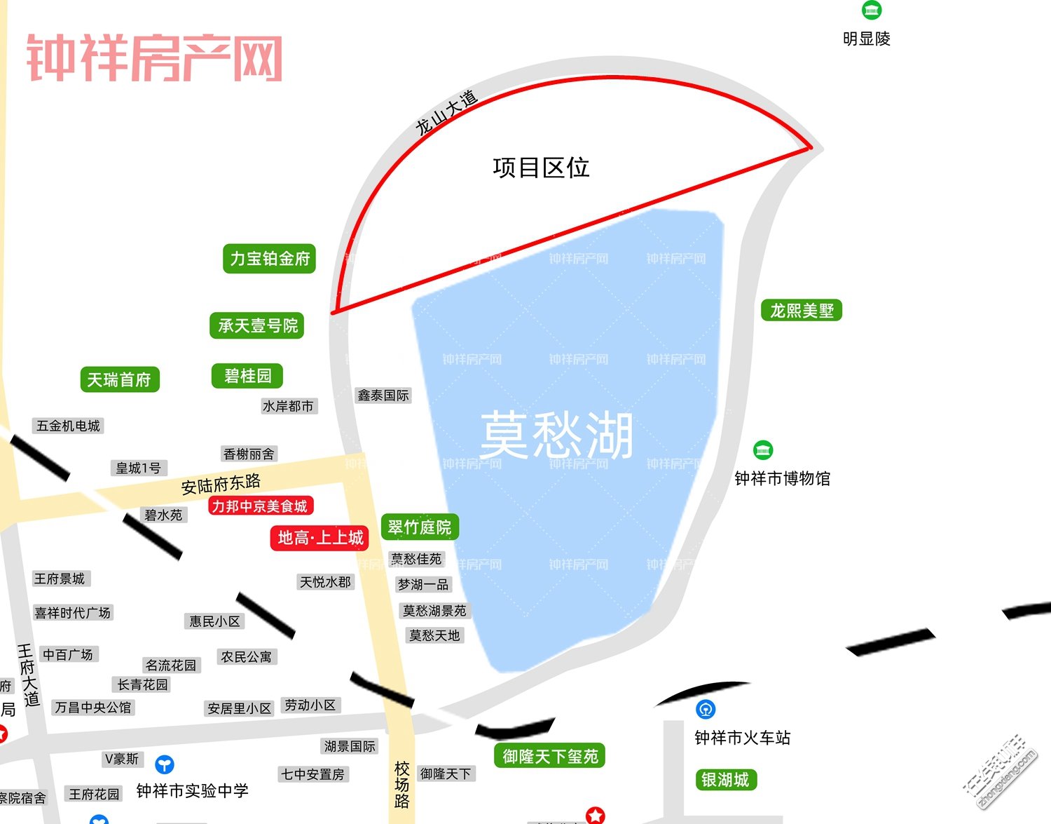 占地1600亩的钟祥莫愁湖湿地公园规划图来啦美的跟梦境一样